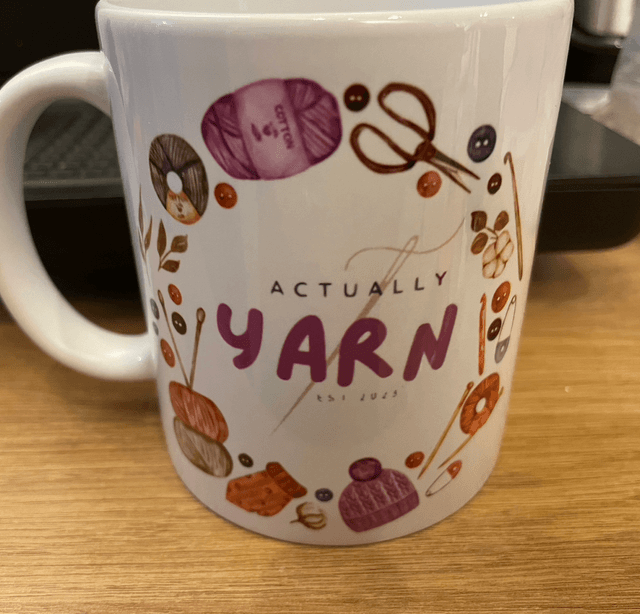 Actually Yarn mug only buy yarn 