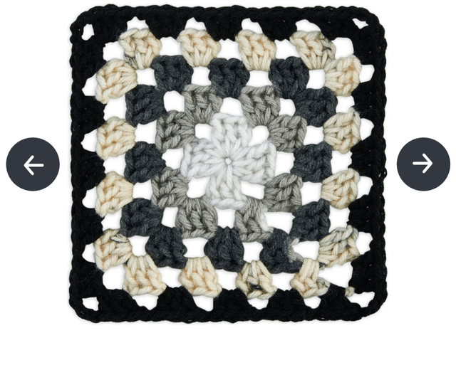 Red Heart Granny Square Dove