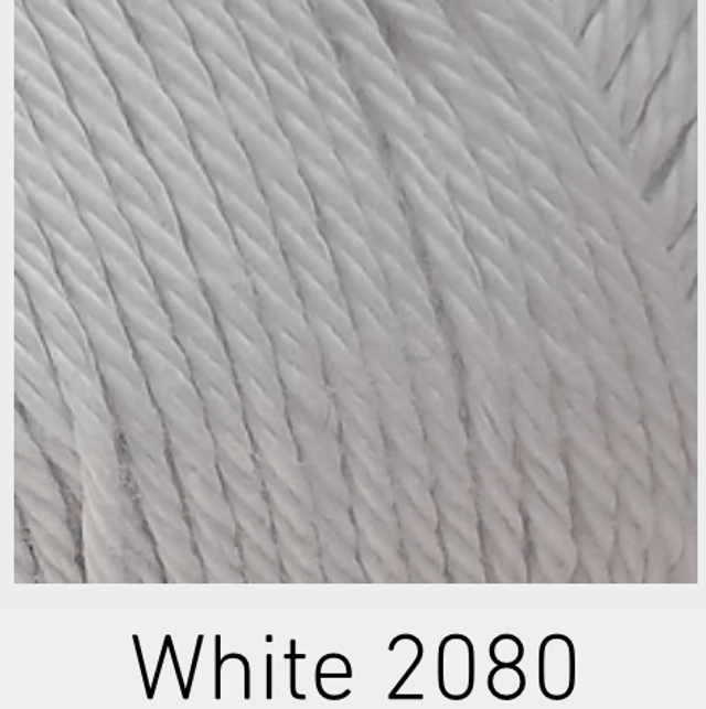 100% Cotton White