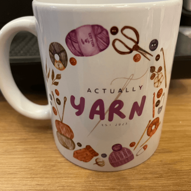 Actually Yarn Mug not hoarding