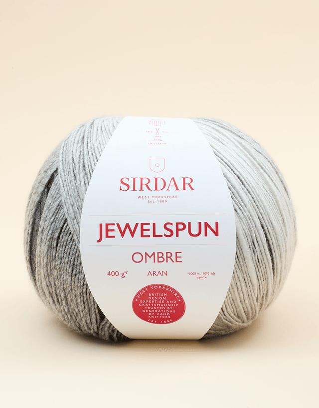 Jewelspun Ombre Aran Silvery Moon