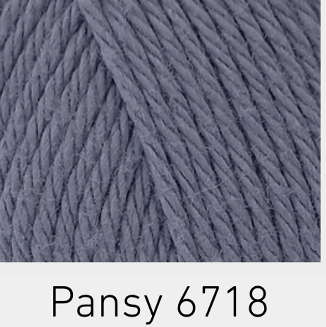 100% Cotton Pansy