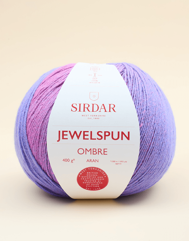 Jewelspun Ombre Aran Violet Dawn