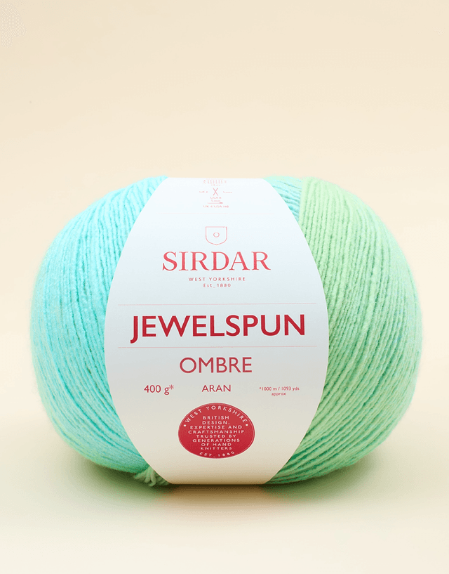 Jewelspun Ombre Aran Citrus Sky