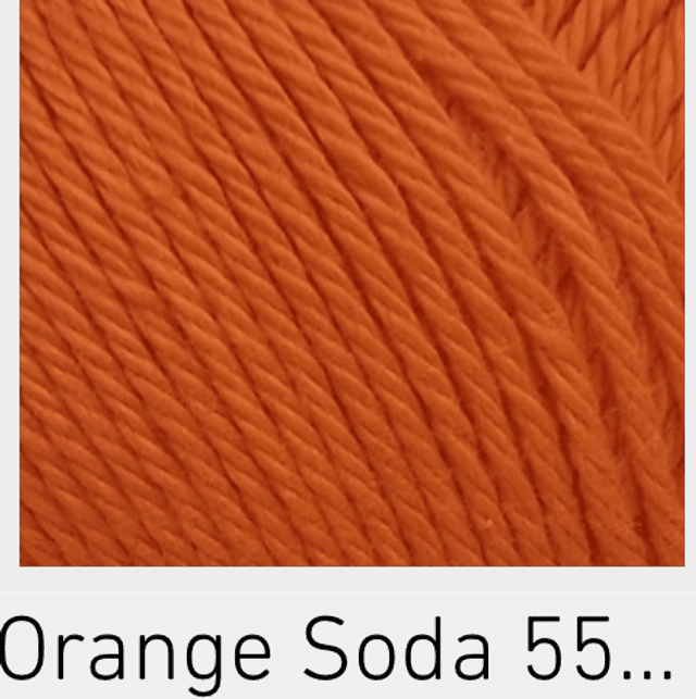 100% Cotton Orange Soda