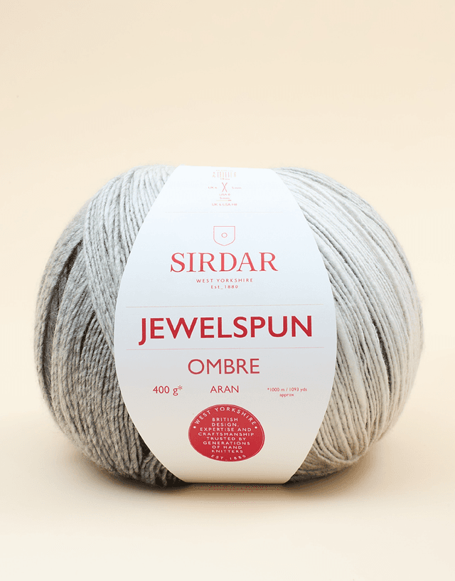 Jewelspun Ombre Aran Silvery Moon