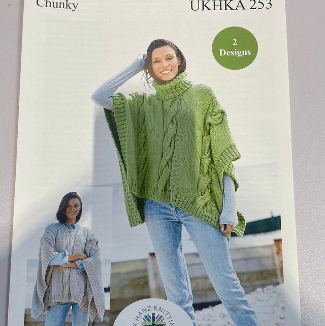 Chunky UKHKA Pattern 253 Ponchos