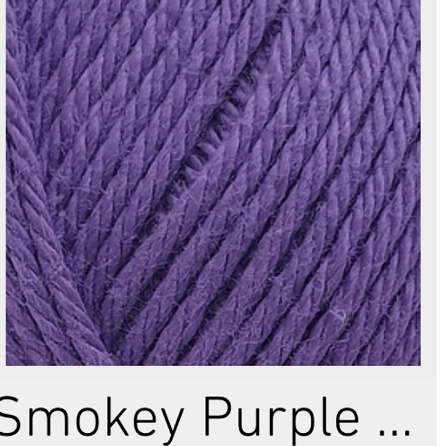 100% Cotton Smokey Purple